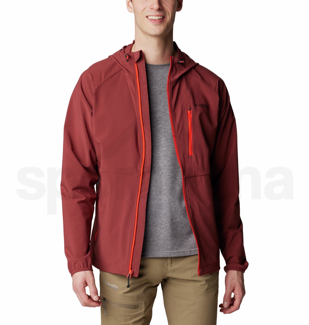 Bunda Columbia Triple Canyon™ Hooded Jacket M - červená