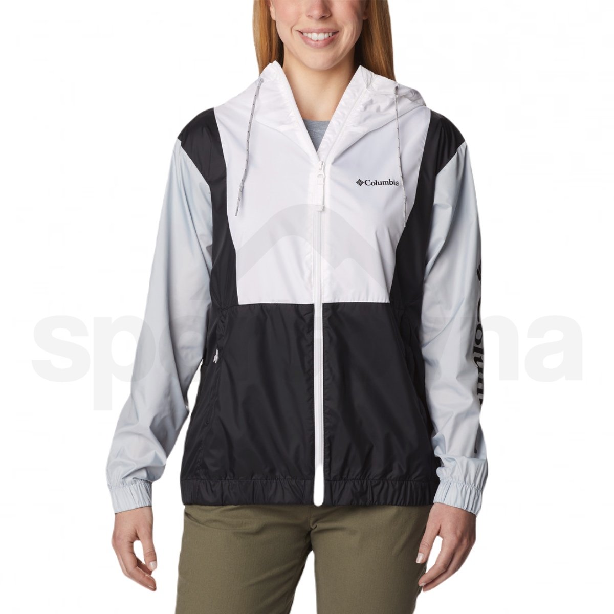 Bunda Columbia Lily Basin™ Jacket W - bílá/šedá/černá