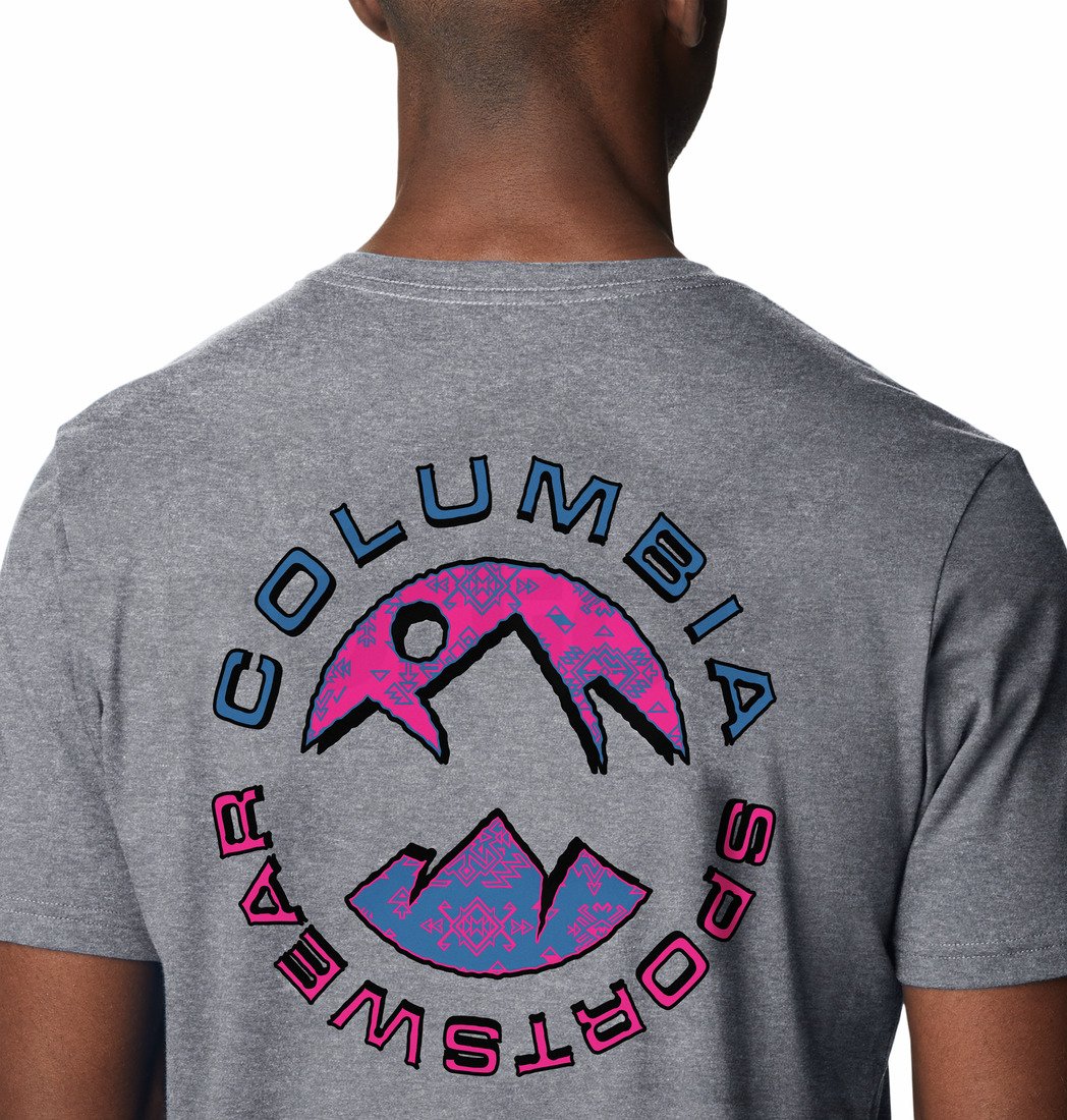 Tričko Columbia Rapid Ridge™ Back Graphic Tee II M - šedá