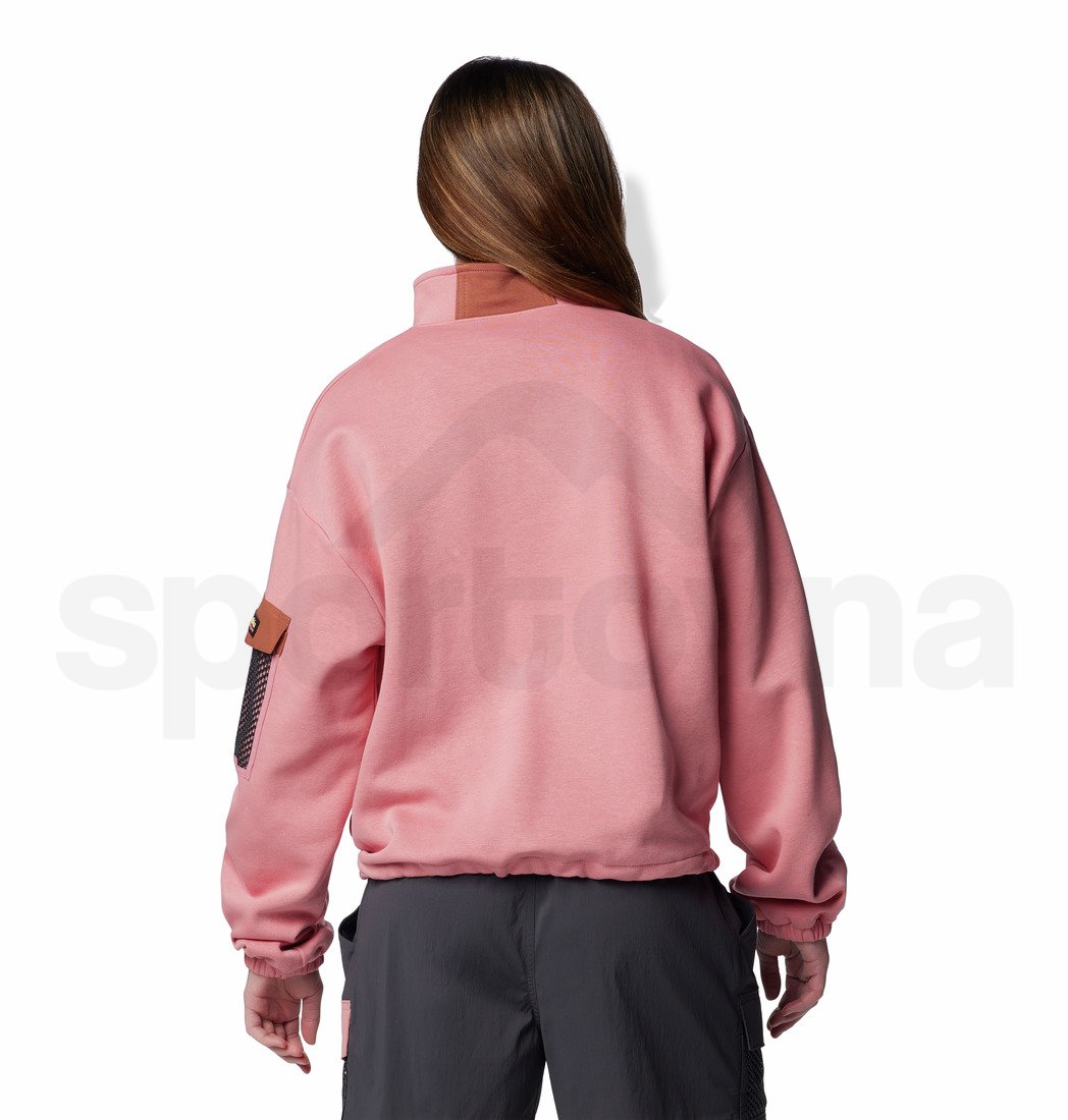 Mikina Columbia Painted Peak™ Cropped Fleece W - růžová