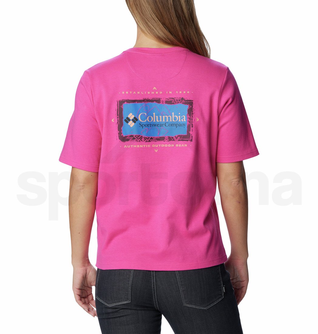 Tričko Columbia Wintertrainer™ SS Graphic Tee W - růžová