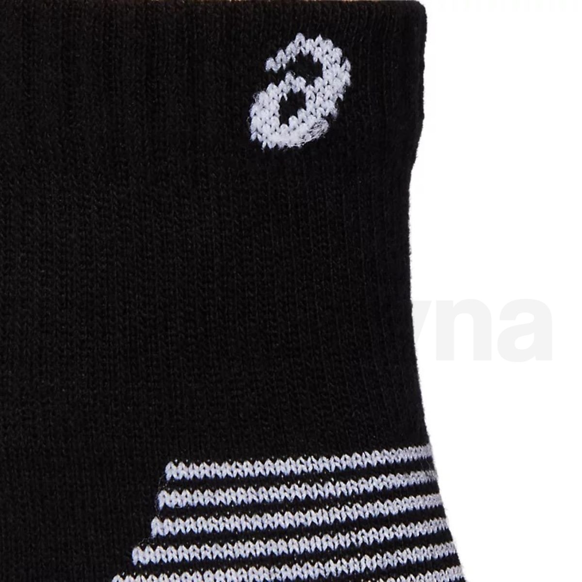 Ponožky Asics 2PPK Cushion Run Quarter Sock - bílá/modrá/černá