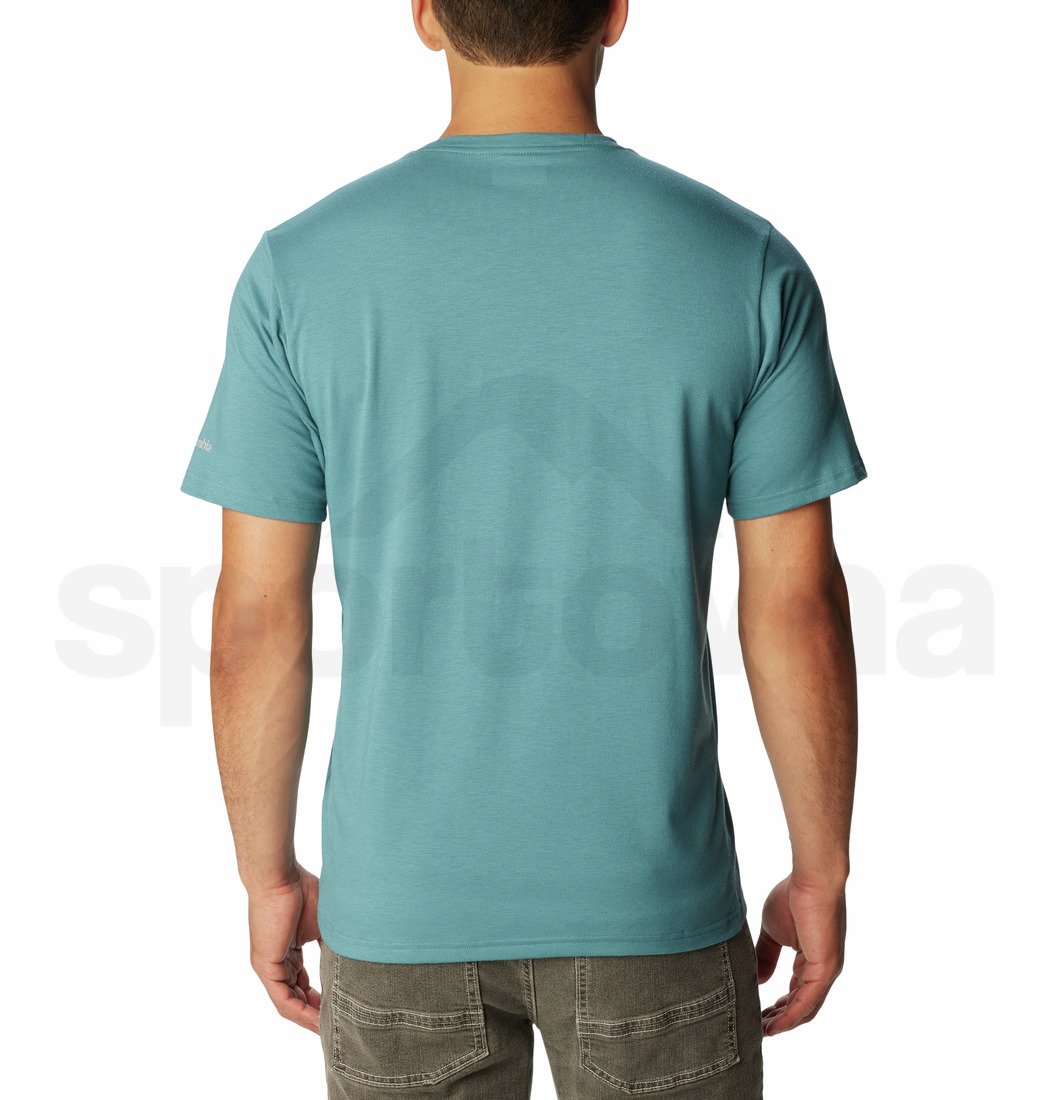 Tričko Columbia Sun Trek™ Short Sleeve Graphic Tee M - modrá