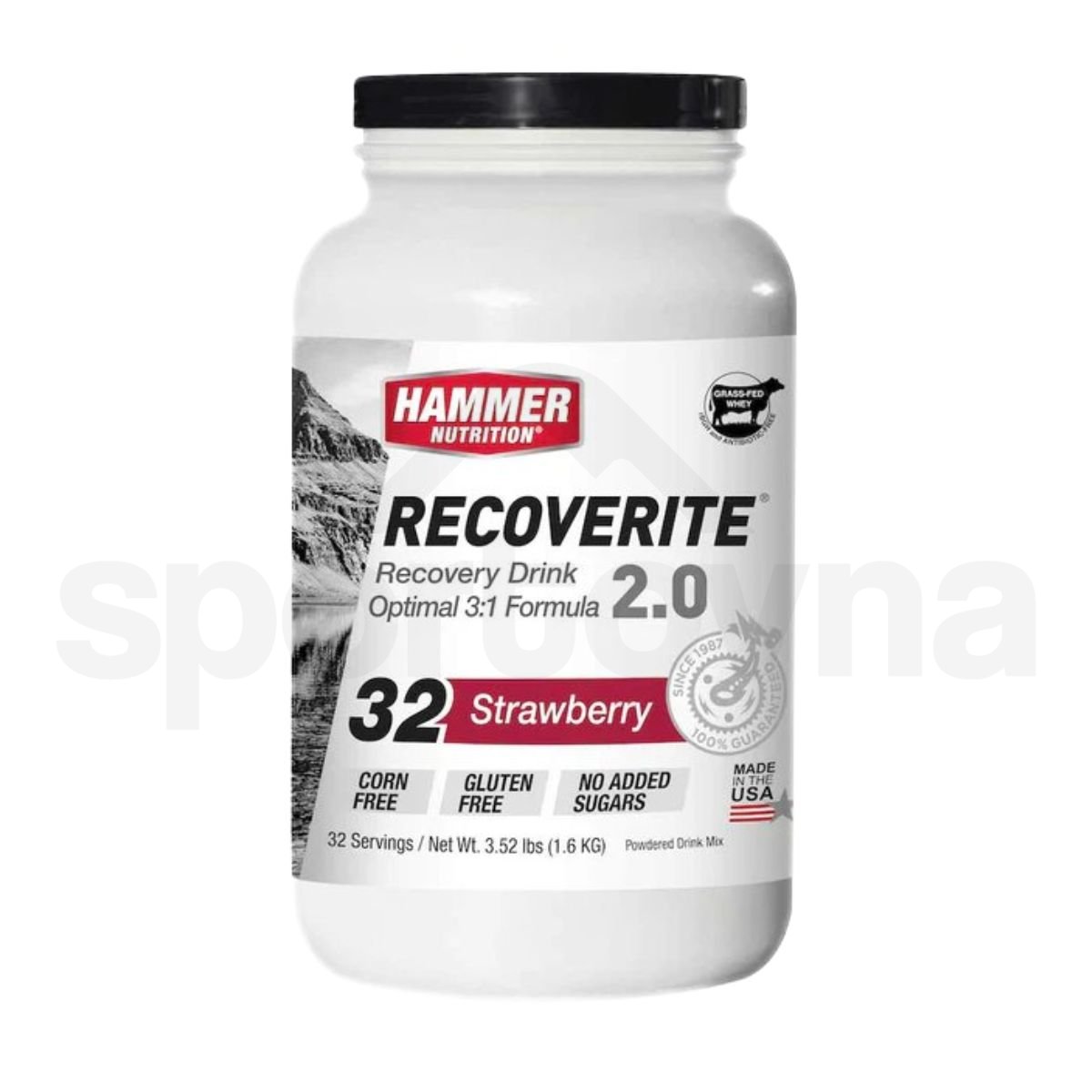 Hammer Recoverite®, 1600 g - jahoda