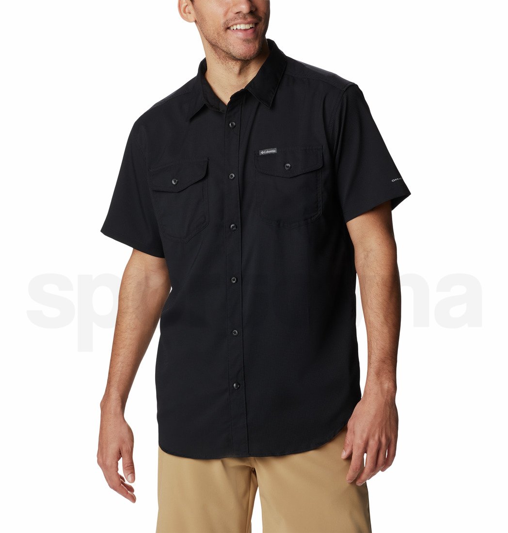 Košile Columbia Utilizer™ II Solid Short Sleeve Shirt M - černá
