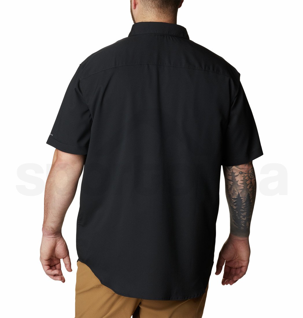 Košile Columbia Utilizer™ II Solid Short Sleeve Shirt M - černá (nadměrná velikost)