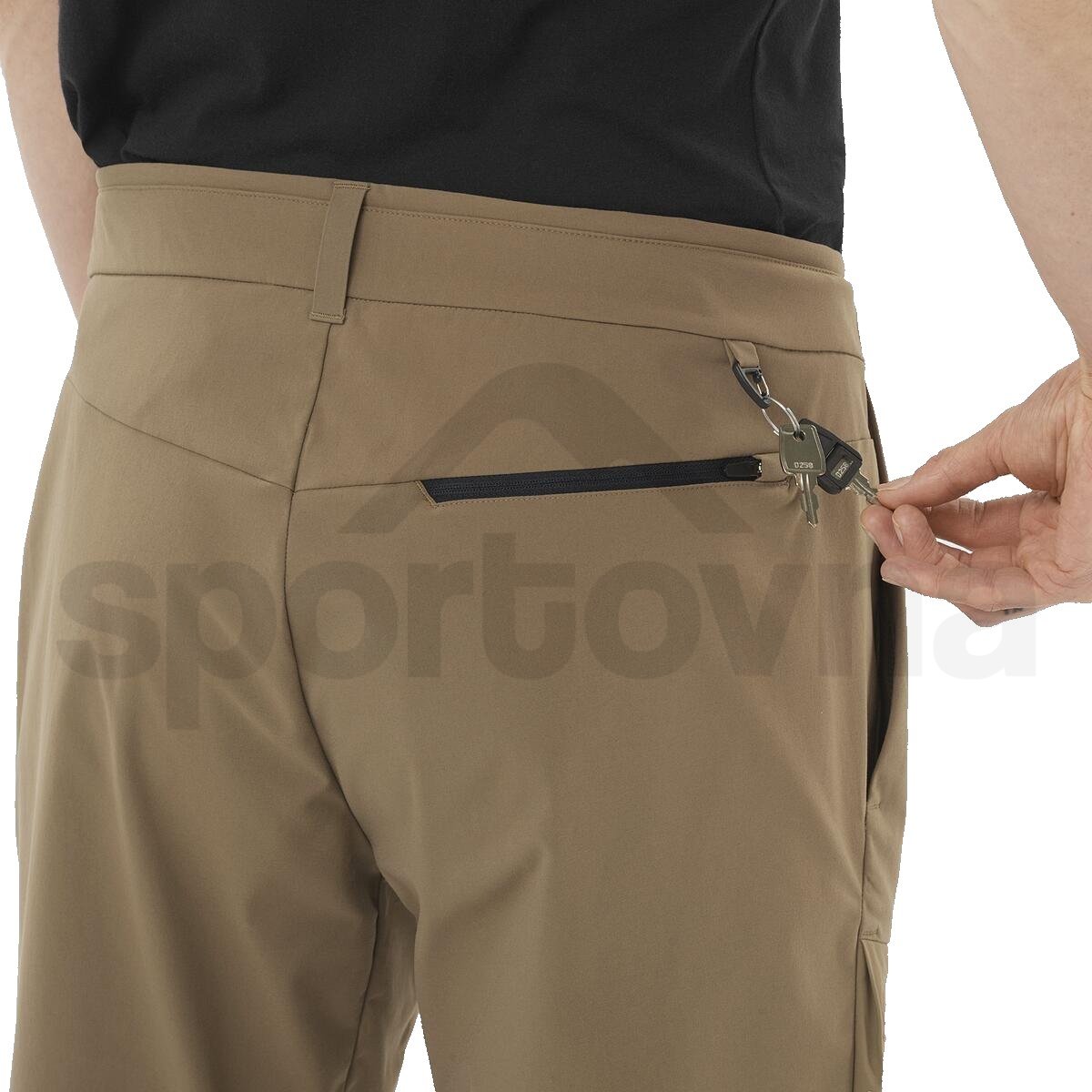 Kalhoty Salomon Outerpath Utility Pants M - hnědá