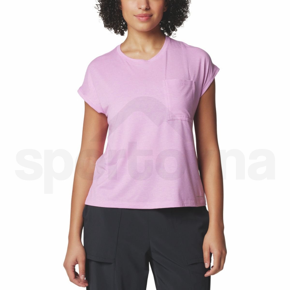 Tričko Columbia Boundless Trek™ Short Sleeve Tee W - růžová
