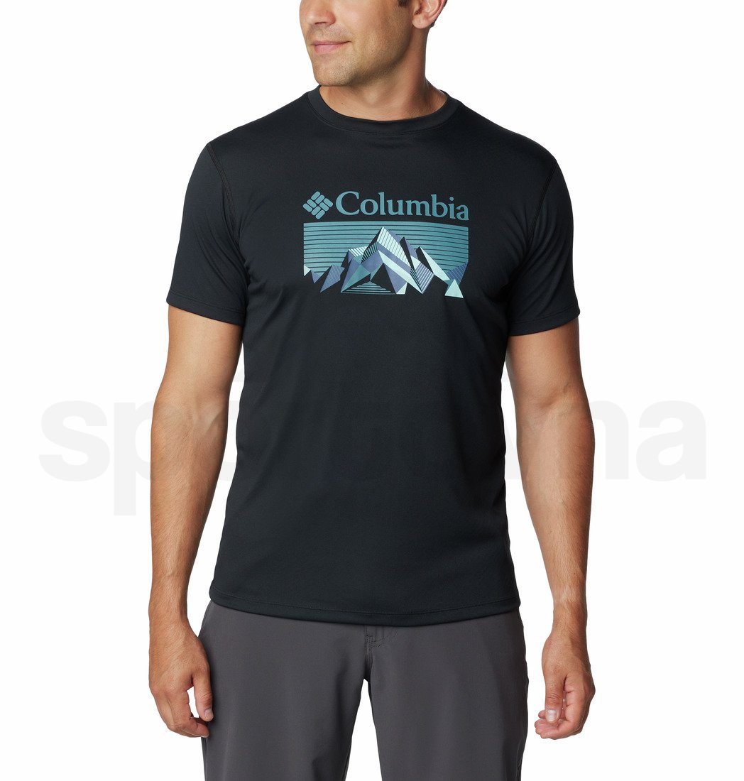 Tričko Columbia Zero Rules™ Short Sleeve Graphic Shirt M - černá