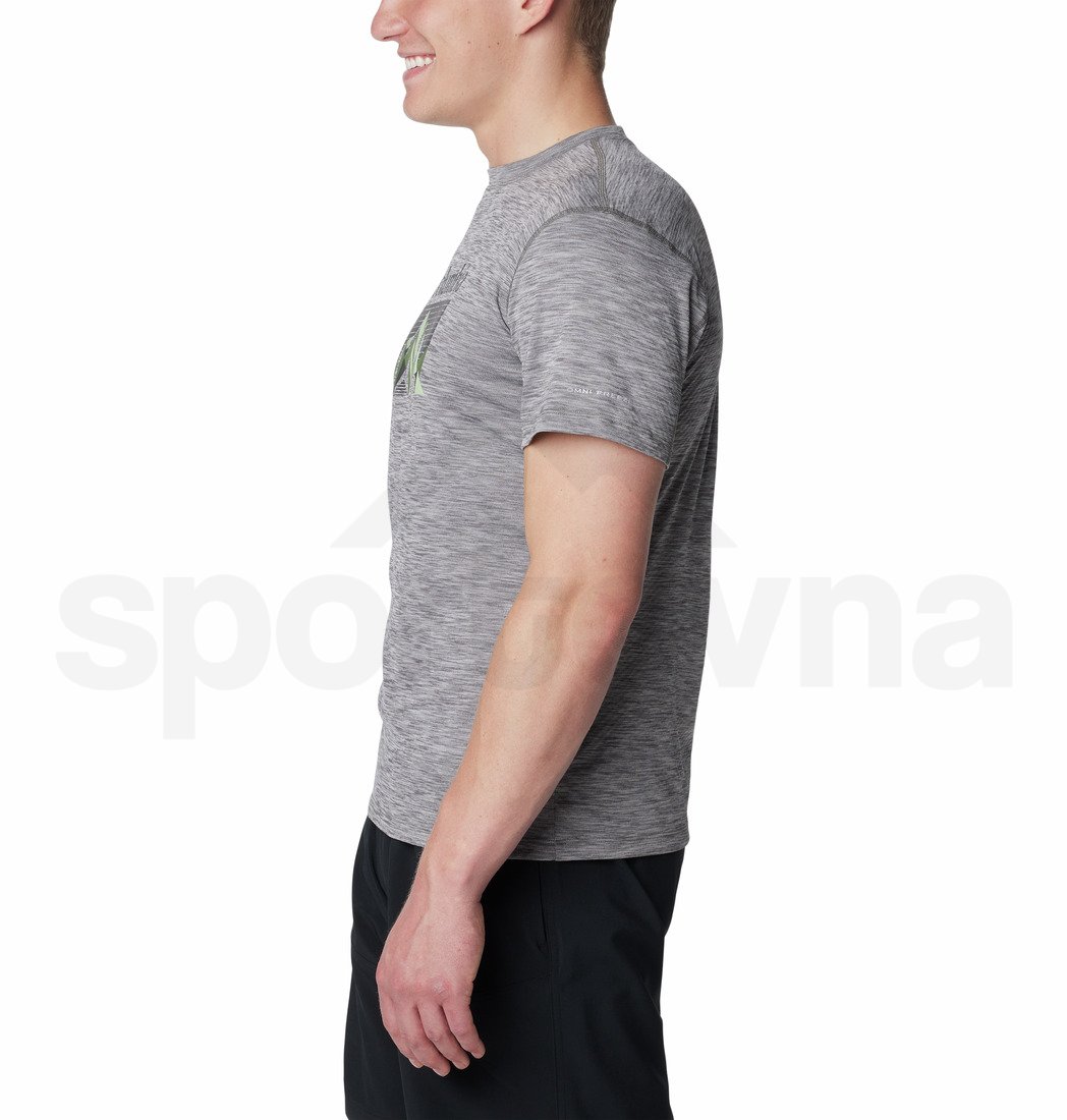 Tričko Columbia Zero Rules™ Short Sleeve Graphic Shirt M - šedá