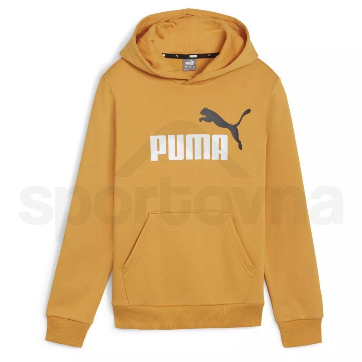 Mikina Puma ESS+ 2 Col Big Logo Hoodie FL J - žlutá