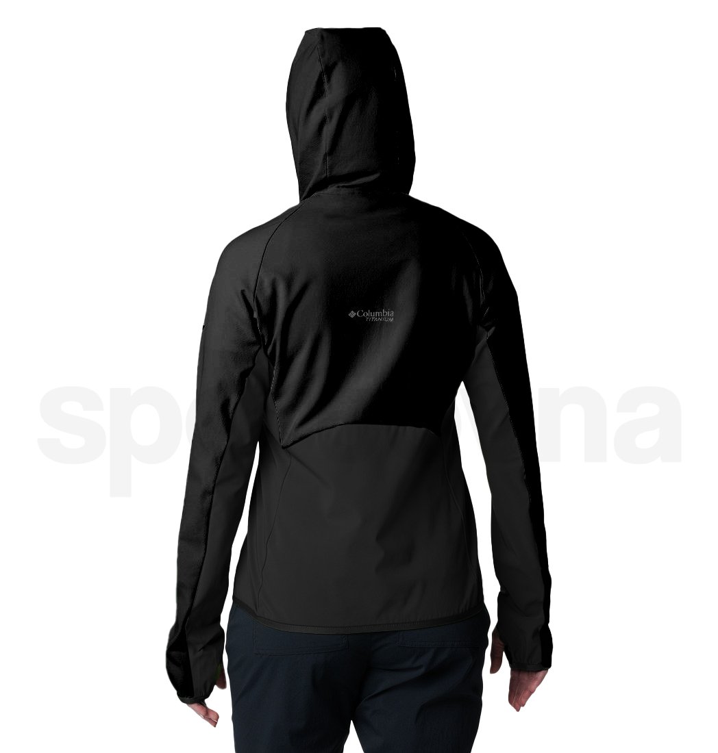 Mikina Columbia Spectre Ridge™ Full Zip Hooded Tech Fleece W - černá