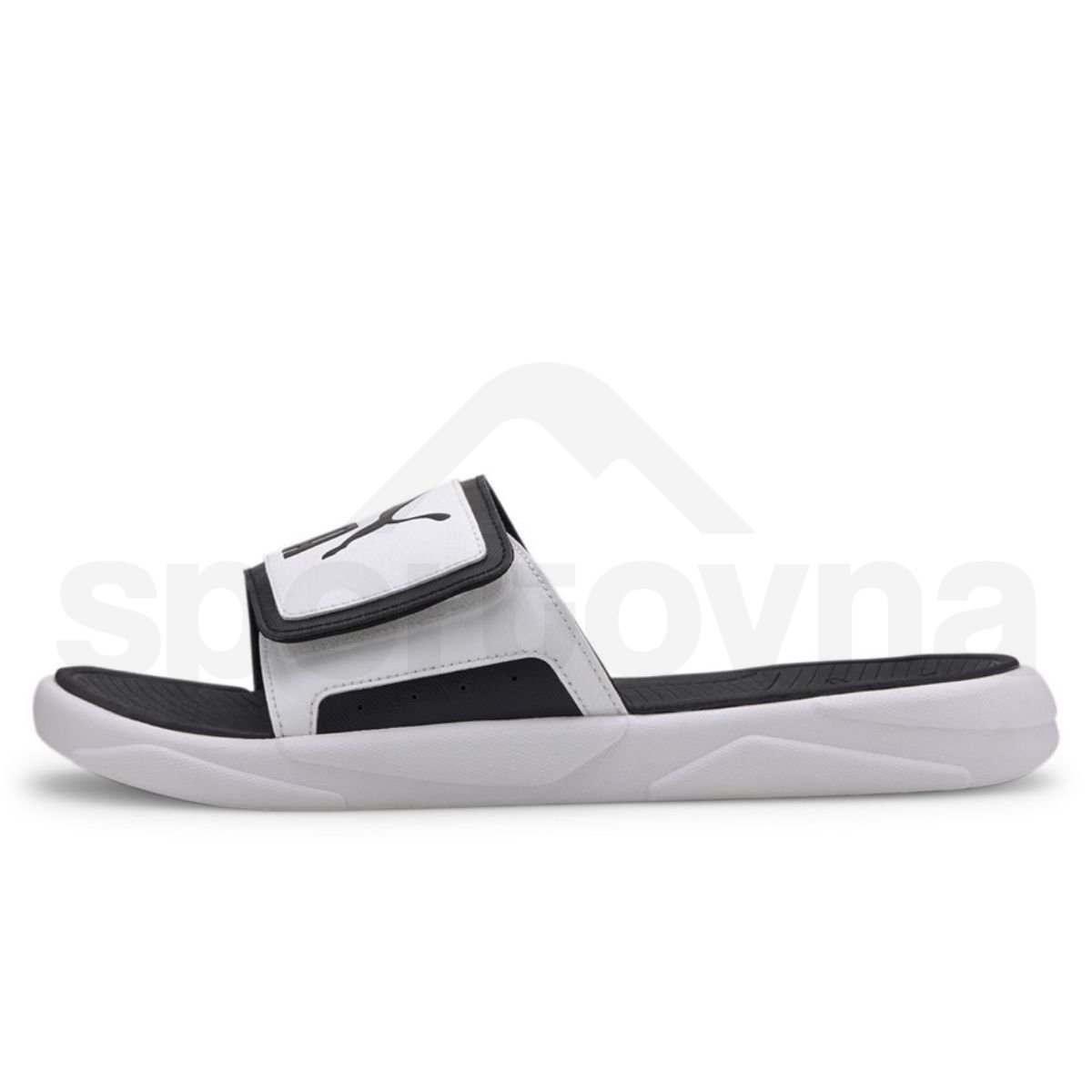 Pantofle Puma Royalcat Comfort - bíla/černá