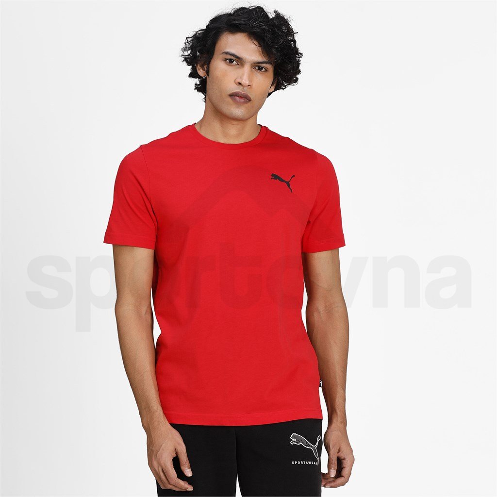 Tričko Puma ESS Small Logo Tee M - červená