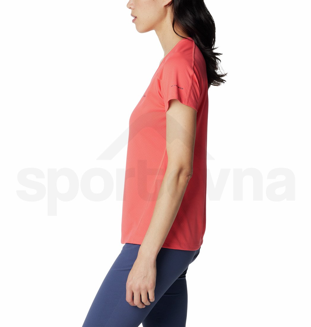 Tričko Columbia Zero Rules™ Short Sleeve Shirt W - oranžová