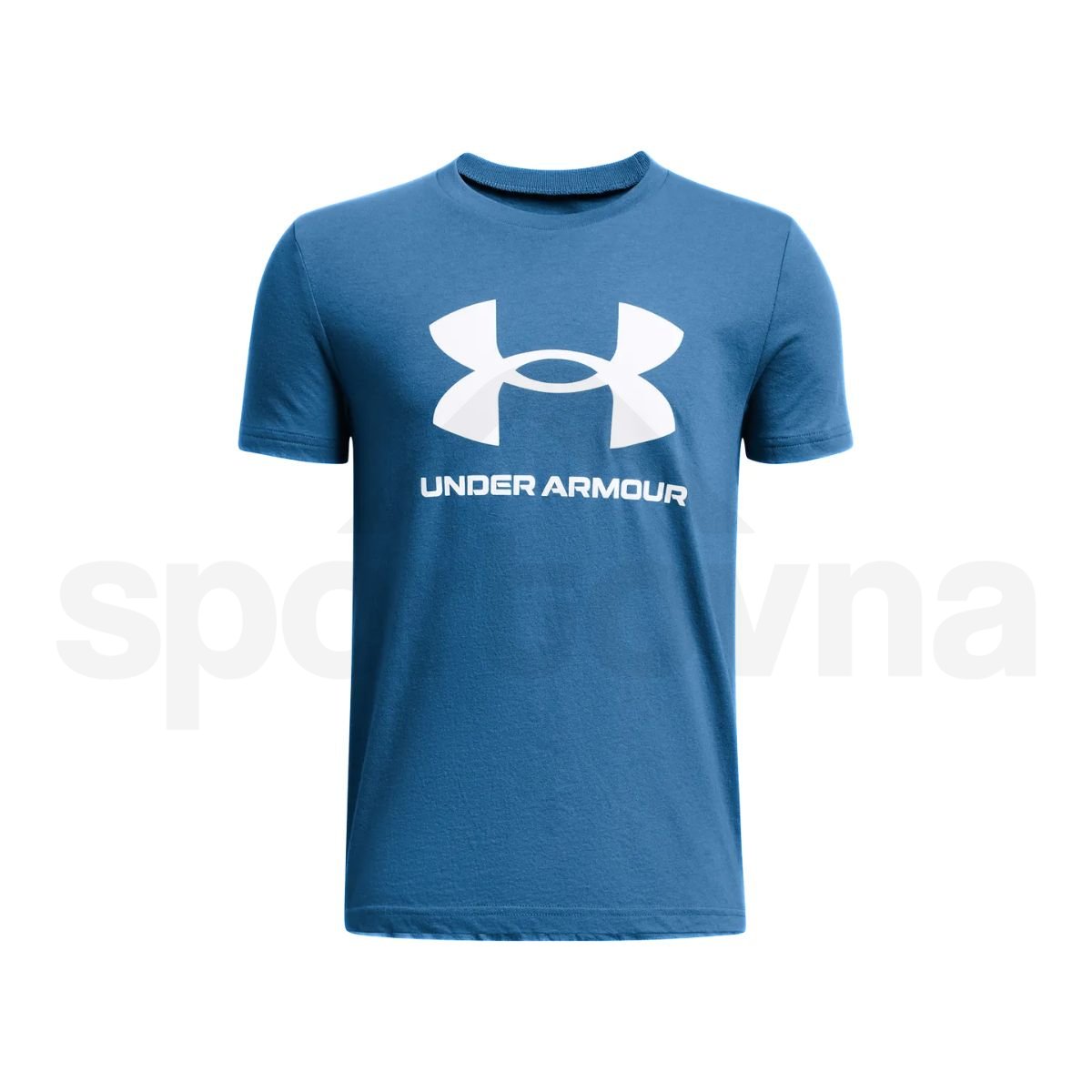 Tričko Under Armour Sportstyle Logo SS J - modrá