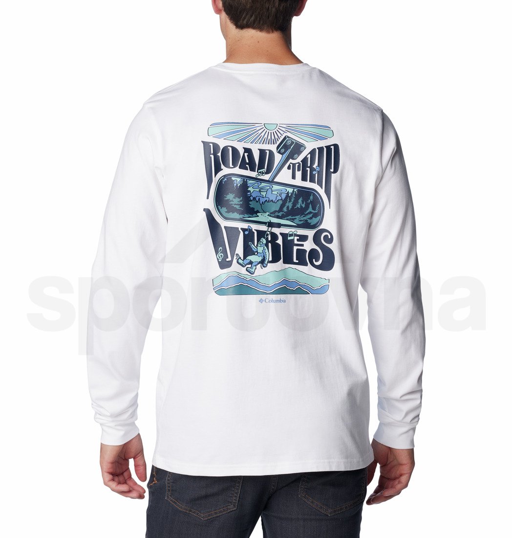 Tričko Columbia Explorers Canyon™ Long Sleeve T-Shirt M - bílá