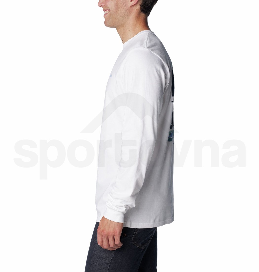 Tričko Columbia Explorers Canyon™ Long Sleeve T-Shirt M - bílá