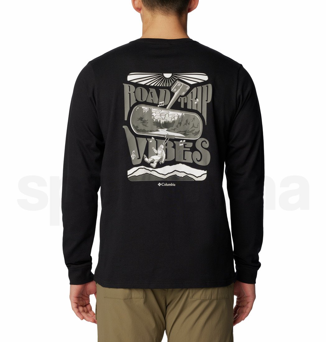 Tričko Columbia Explorers Canyon™ Long Sleeve T-Shirt M - černá