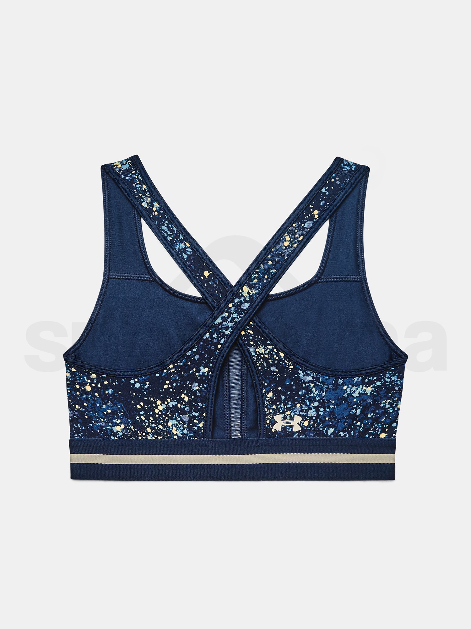 Podprsenka Under Armour UA Pjt Rock Bra Printed - modrá