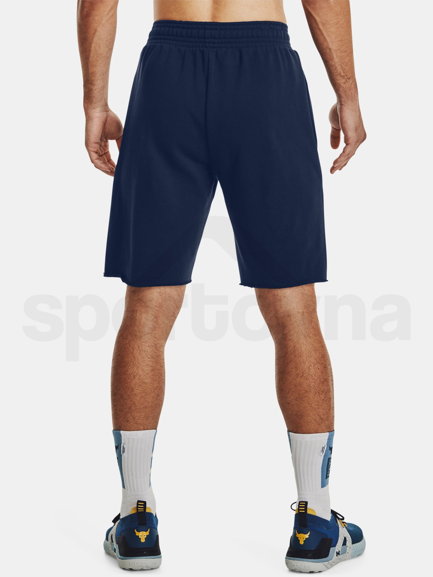 Kraťasy Under Armour UA Pjt Rk Q1 Hvywt Terry Sts-NVY