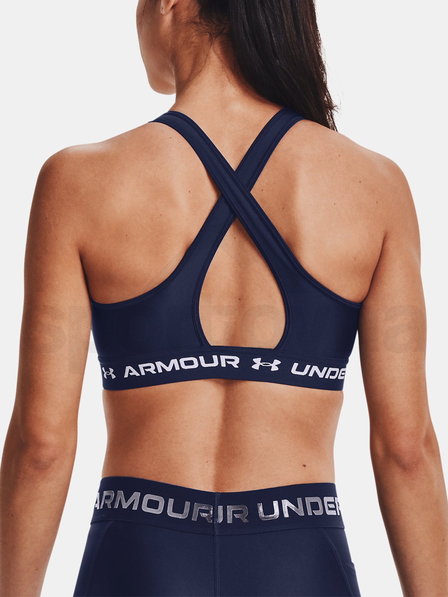 Podprsenka Under Armour UA Crossback Mid Bra-NVY