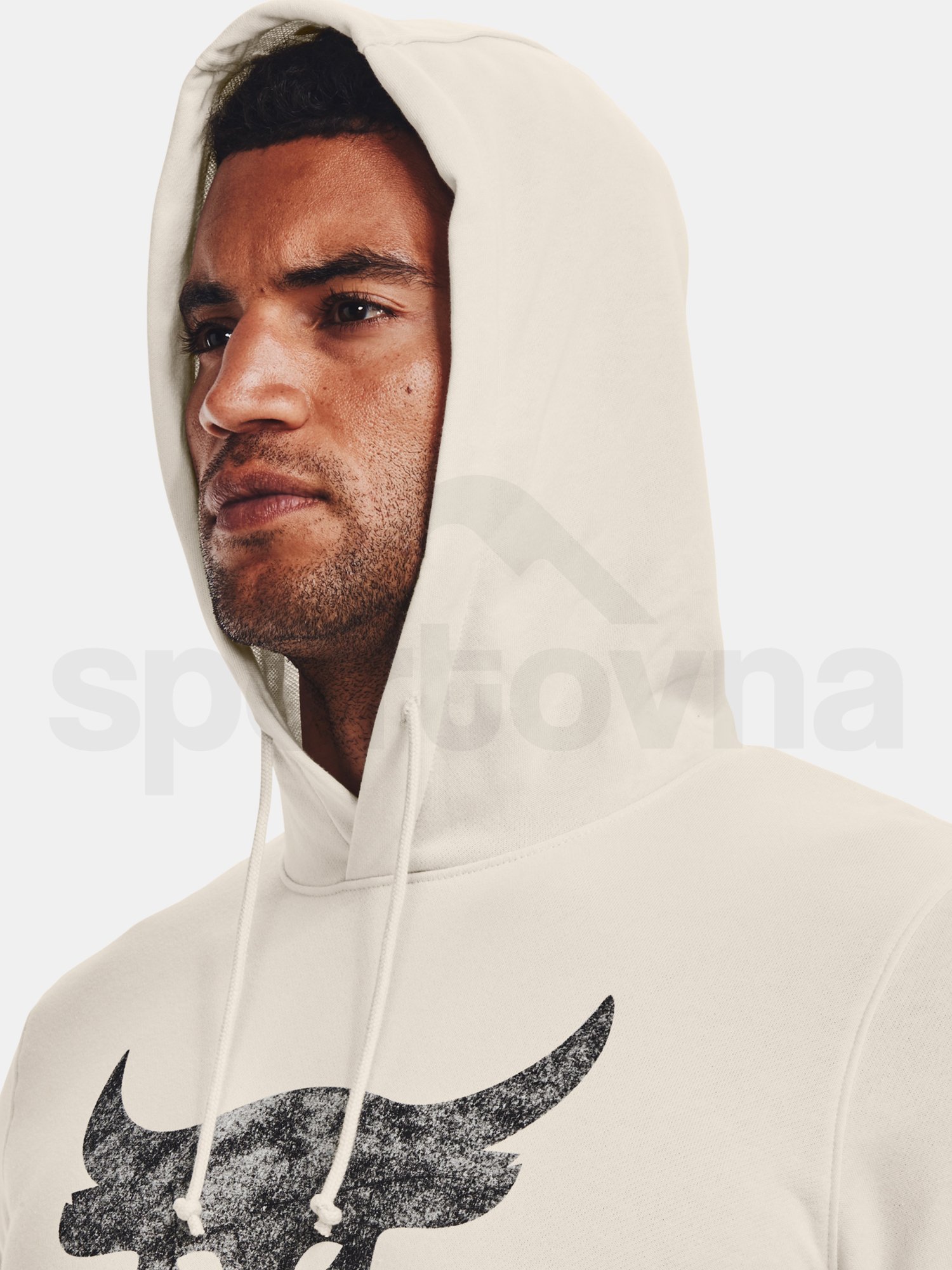 Mikina Under Armour UA Project Rock Terry HD-WHT
