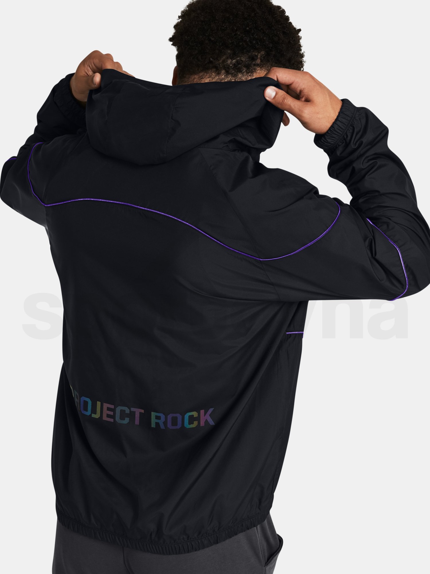 Bunda Under Armour Pjt Rock Anorak Jacket-BLK