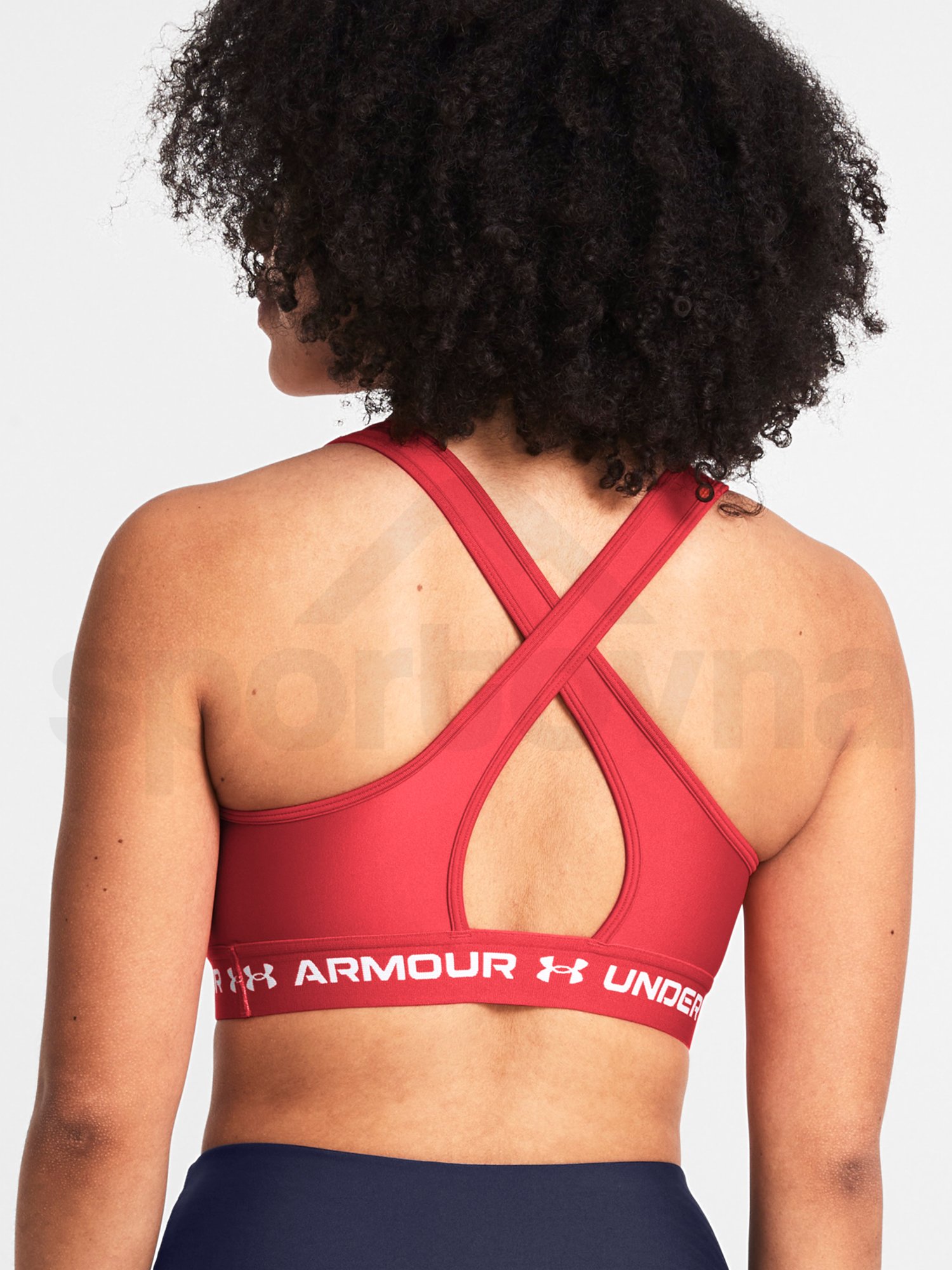 Podprsenka Under Armour Crossback Mid Bra-RED