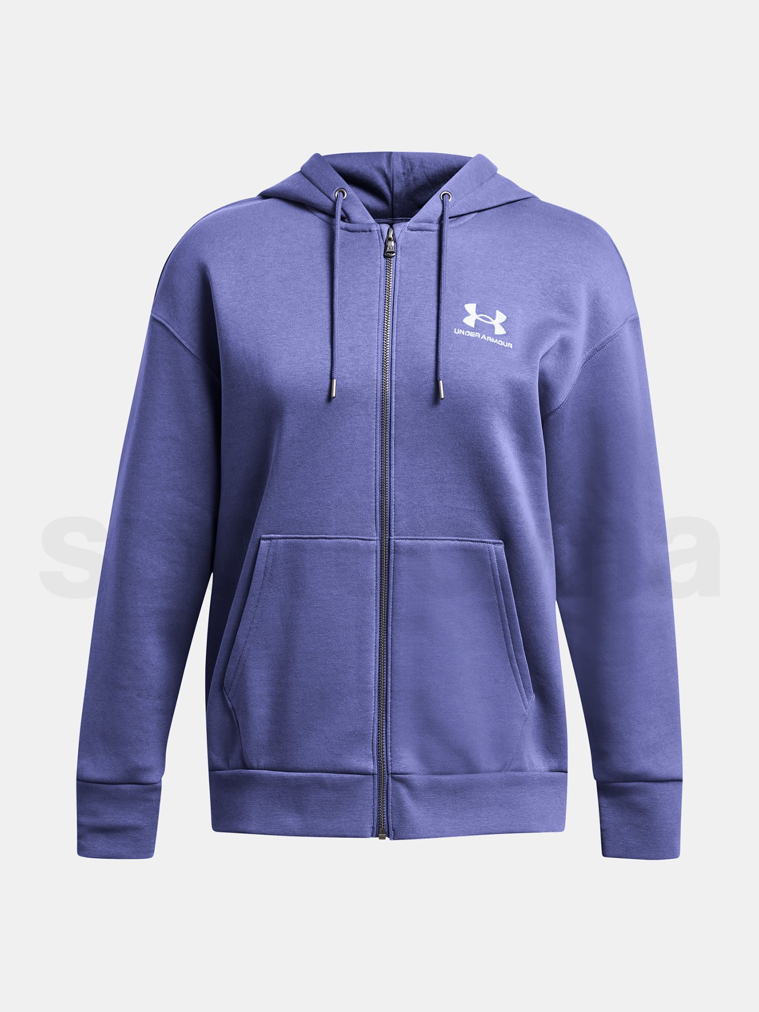 Mikina Under Armour Essential Fleece FZ - fialová