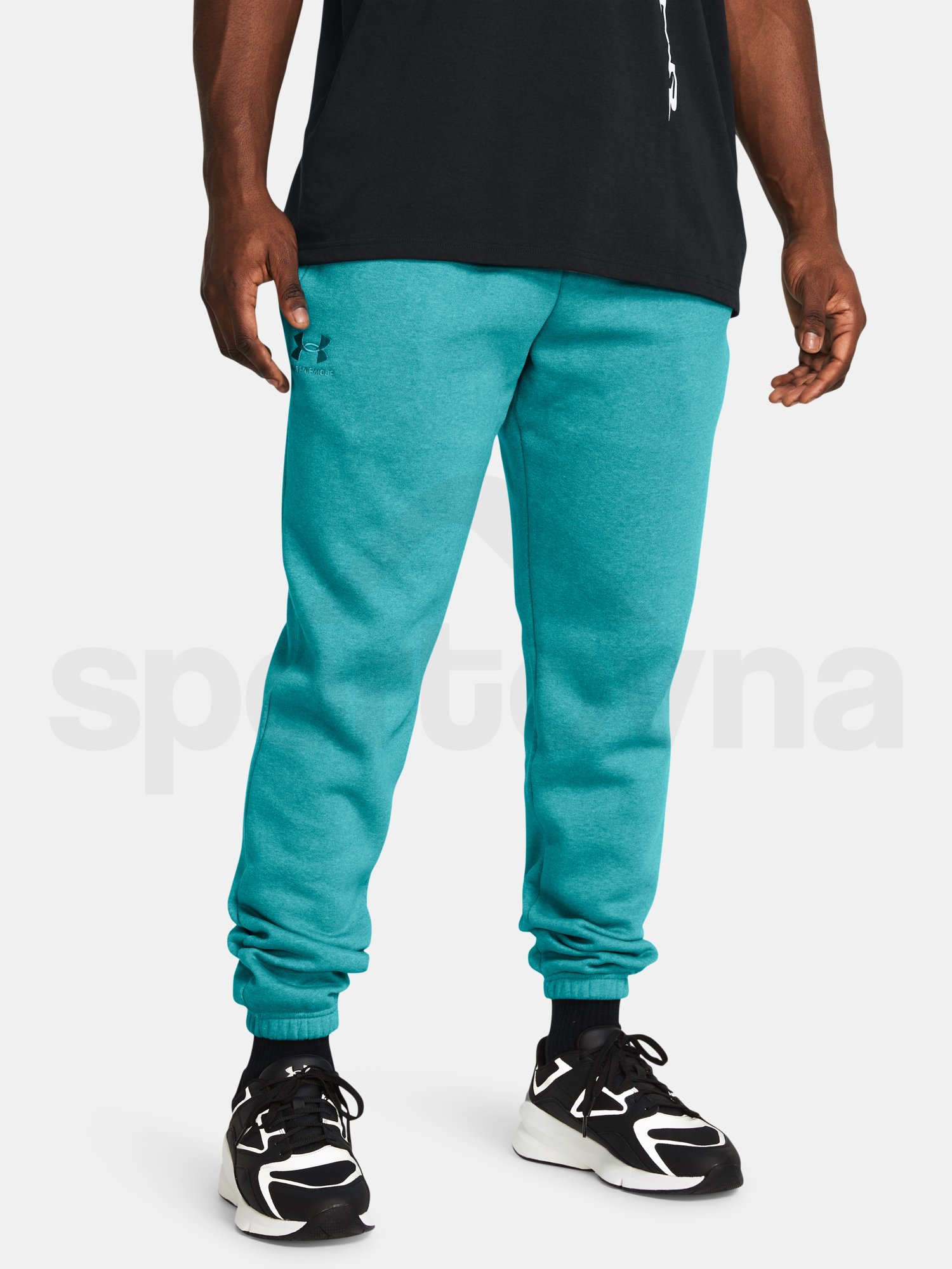 Tepláky Under Armour UA Essential Fleece Jogger - modrá