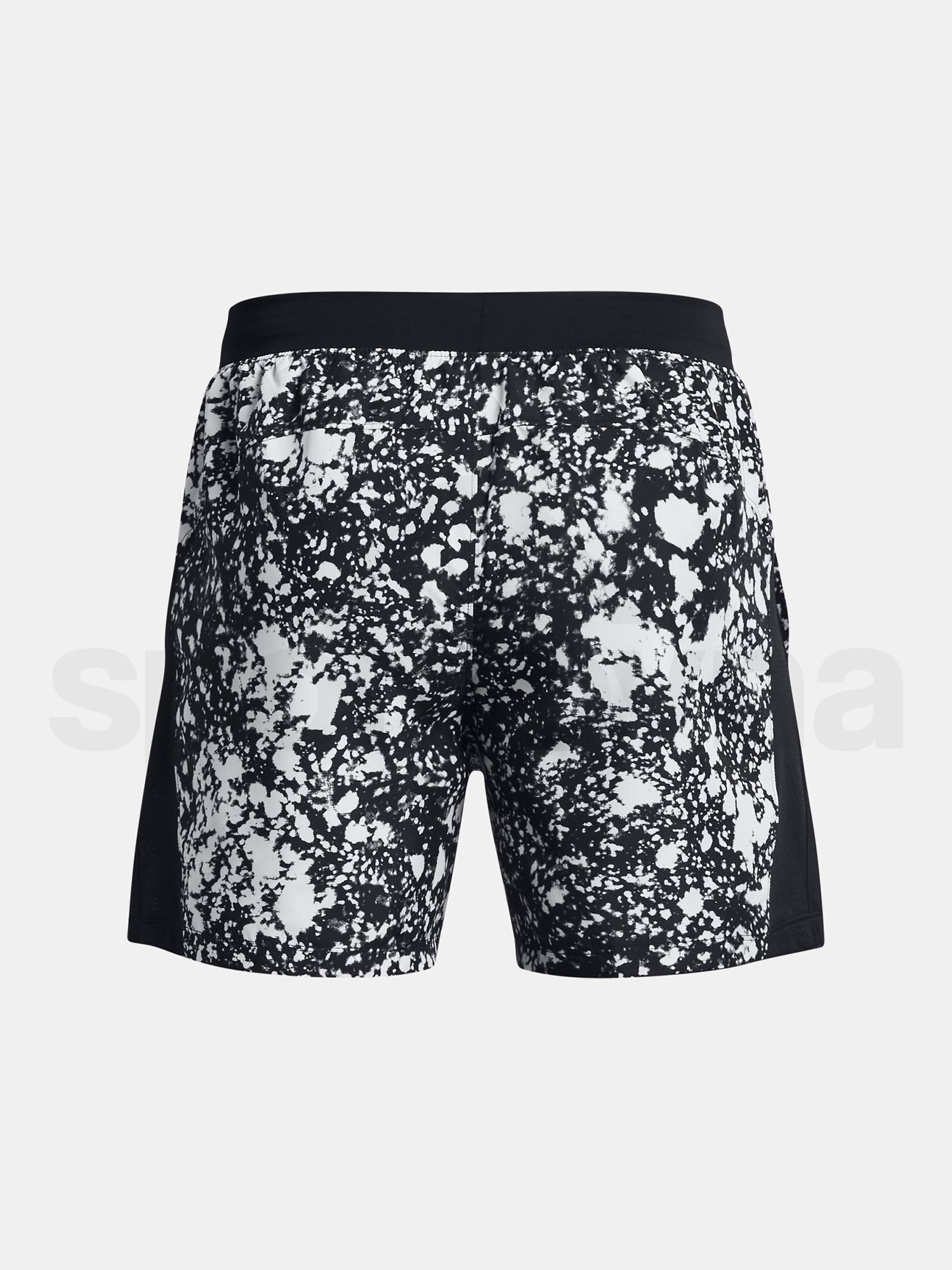 Kraťasy Under Armour UA LAUNCH 5'' PRINT SHORTS-BLK