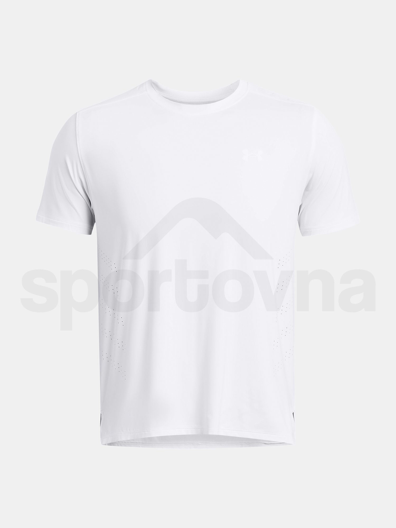 Tričko Under Armour UA LAUNCH ELITE SHORTSLEEVE - biela