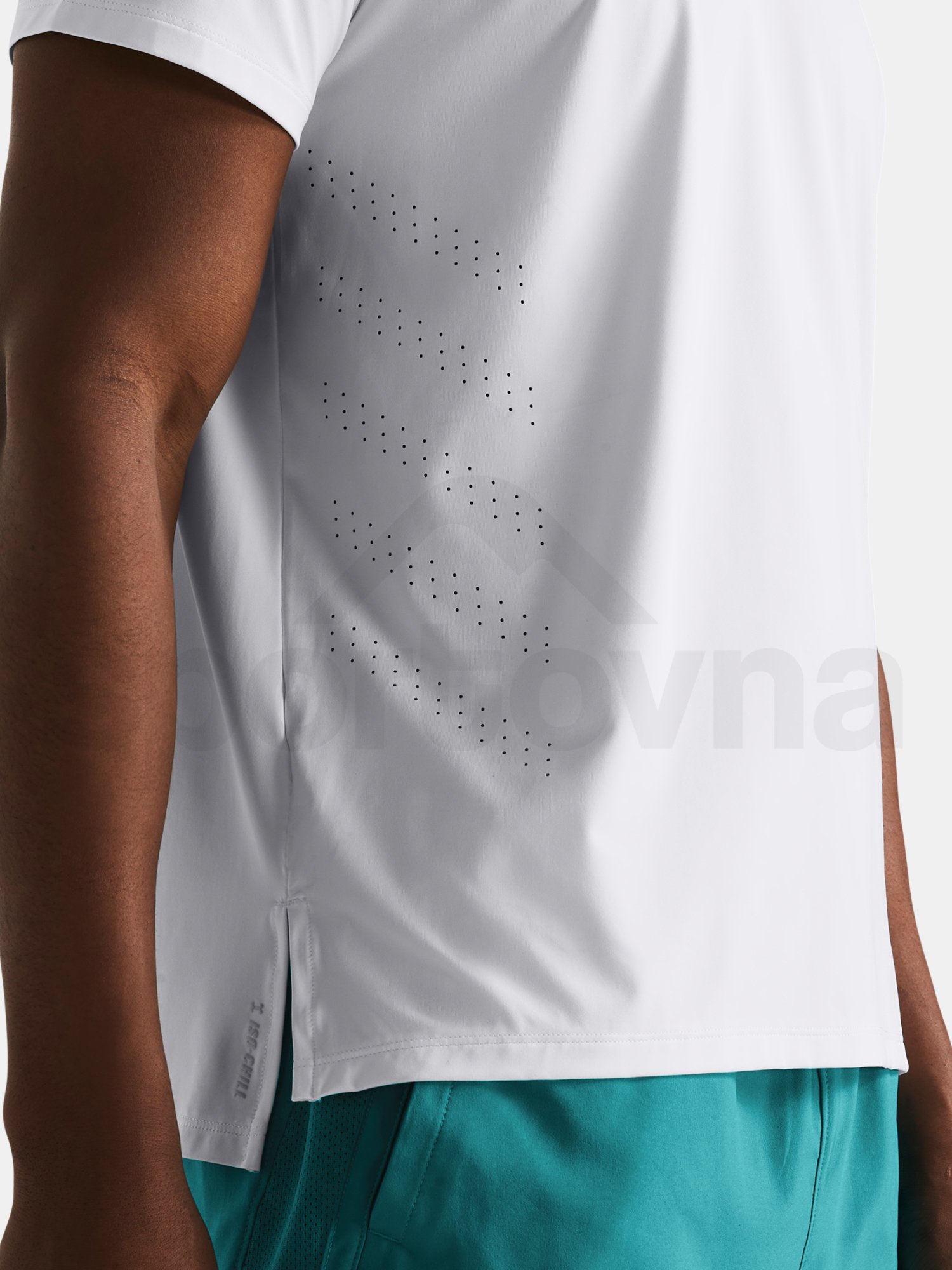 Tričko Under Armour UA LAUNCH ELITE SHORTSLEEVE - biela