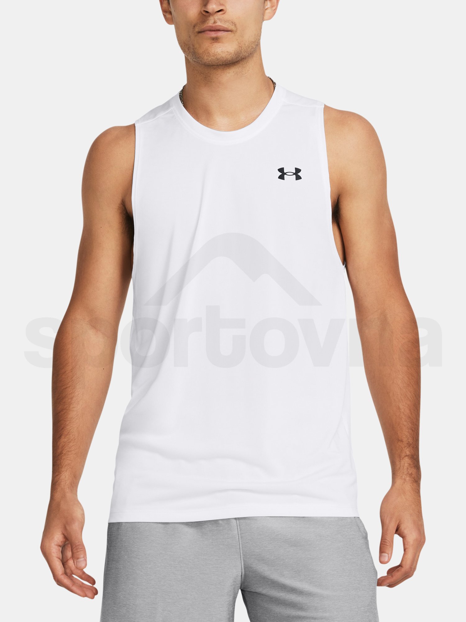 Tielko Under Armour UA Tech Tank - biela