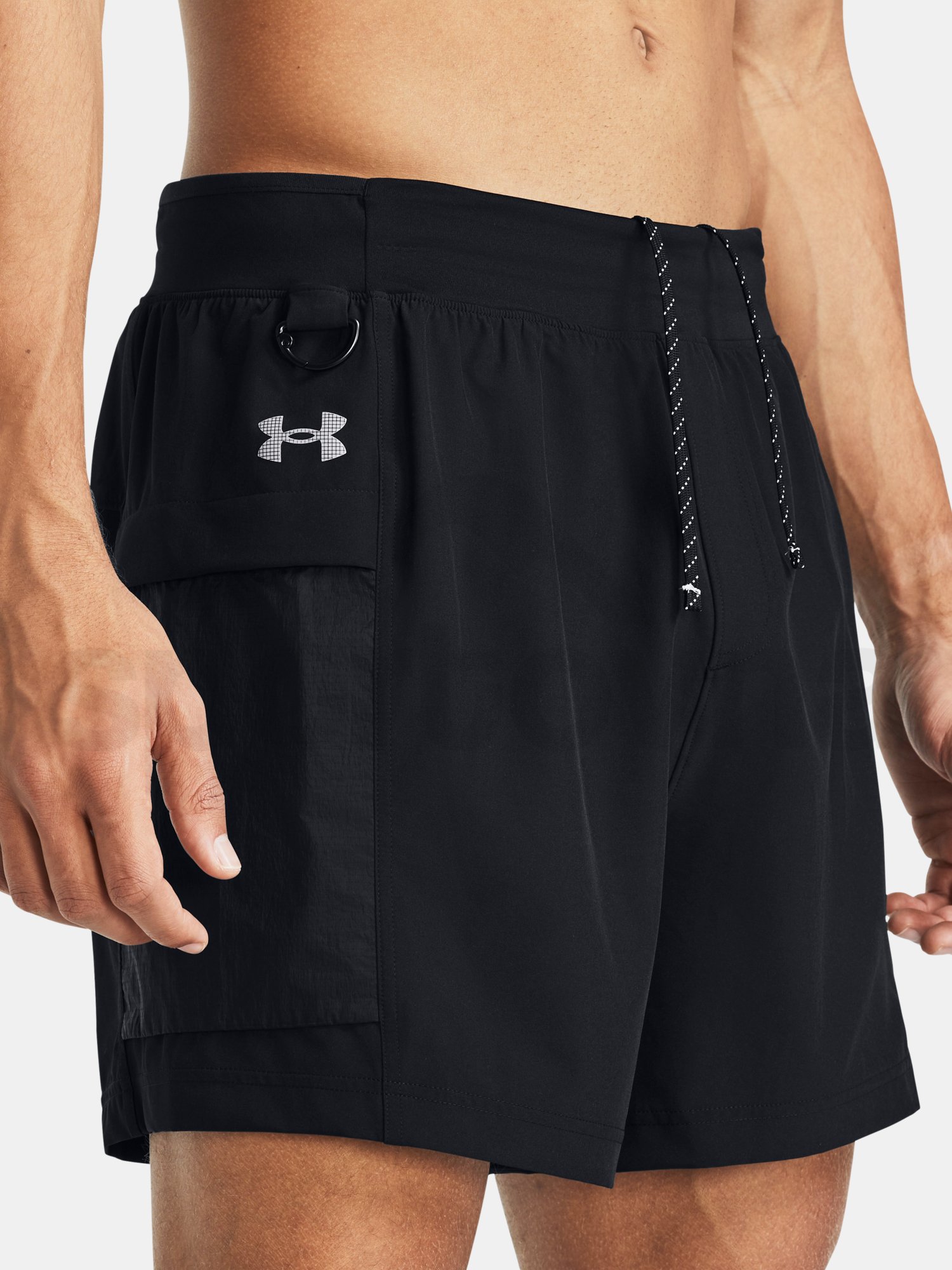 Kraťasy Under Armour UA TRAIL RUN 5'' SHORTS-BLK