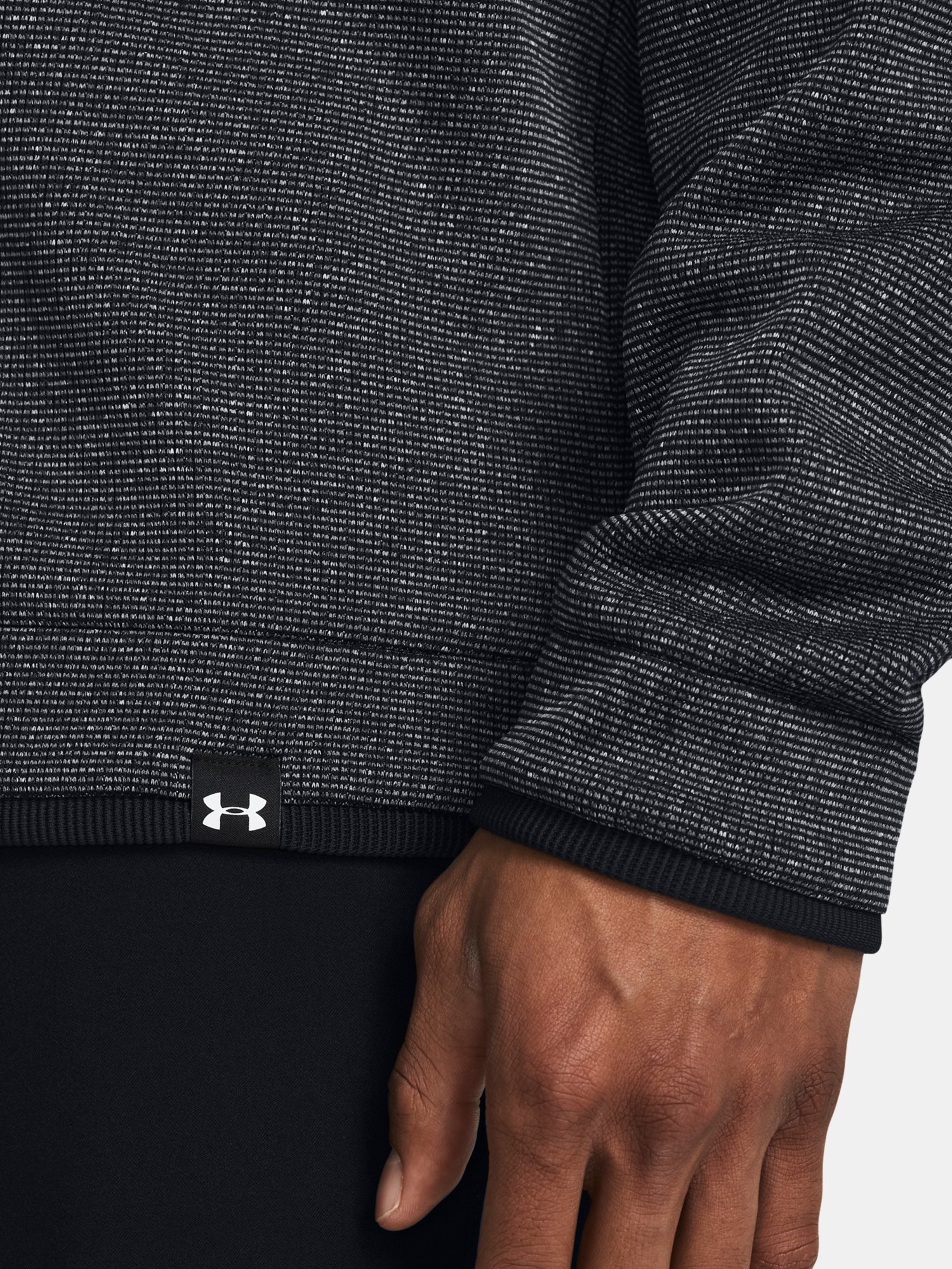 Mikina Under Armour UA Storm SweaterFleece QZ LB - čierna