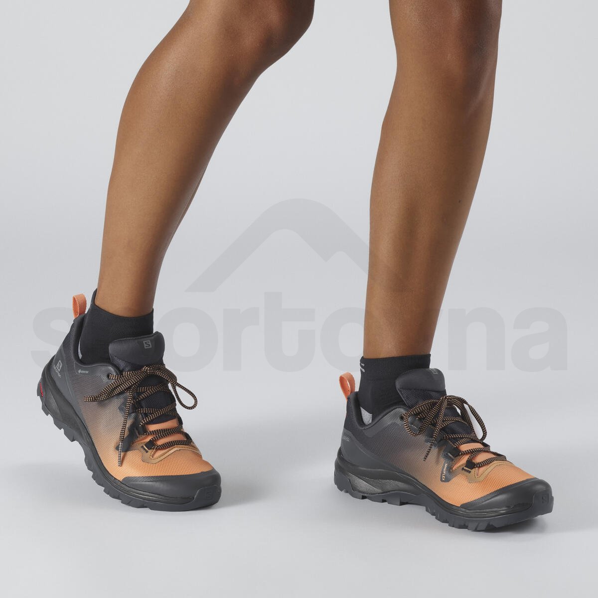 Treková obuv Salomon Vaya GTX W - černá/oranžová