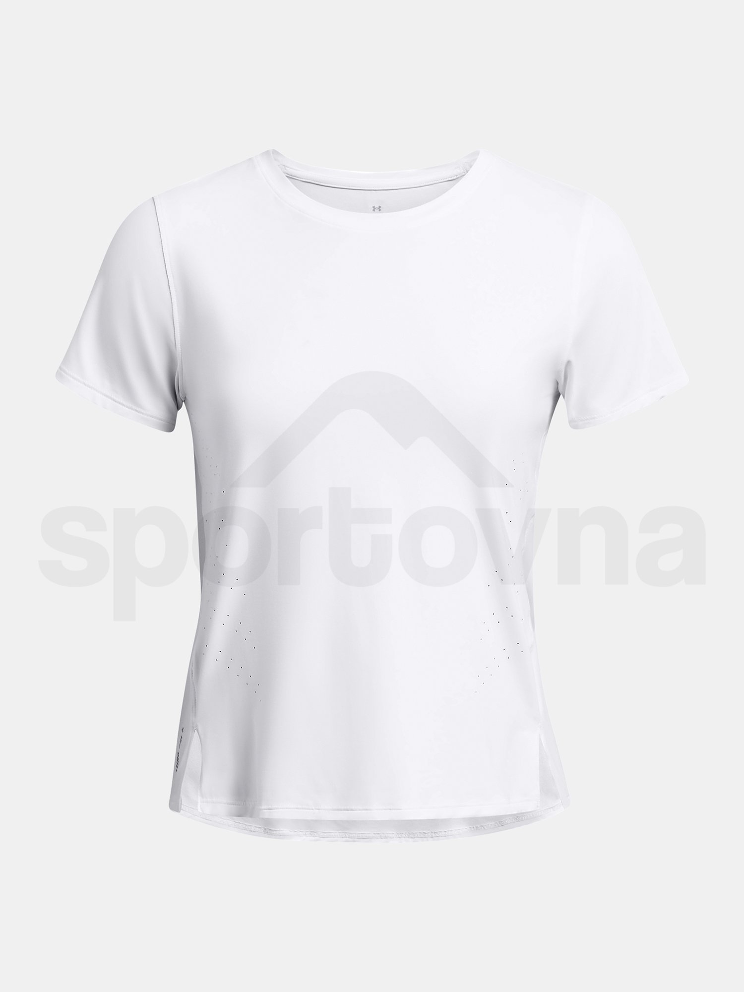 Tričko Under Armour UA Launch Elite Shortsleeve - biela