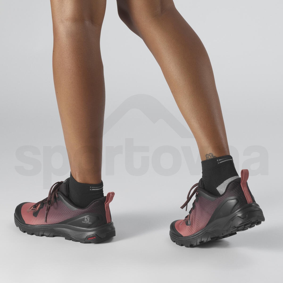 Treková obuv Salomon Vaya W - černá/růžová