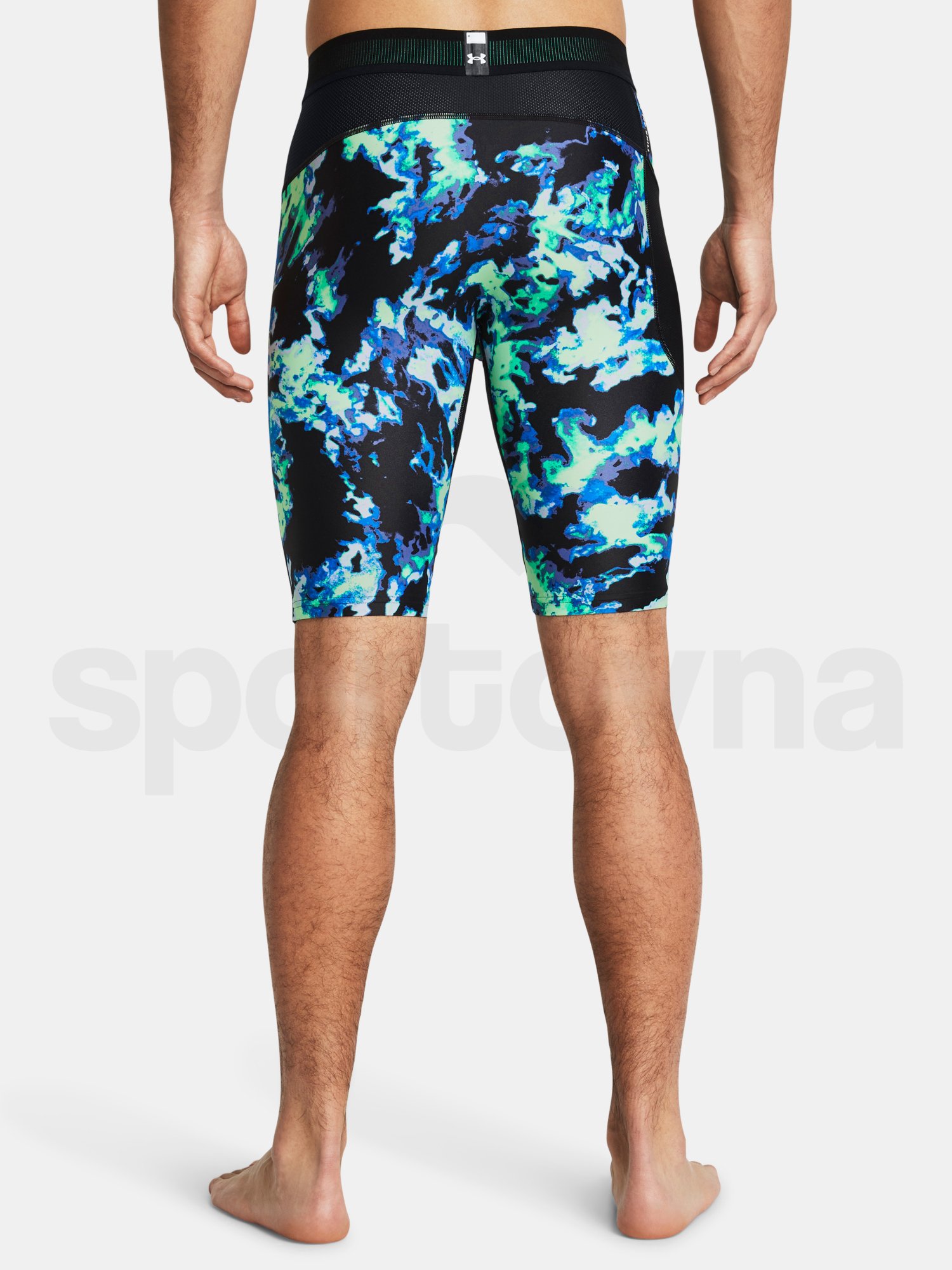 Kraťasy Under Armour UA HG IsoChill Prtd Lg Sts-GRN