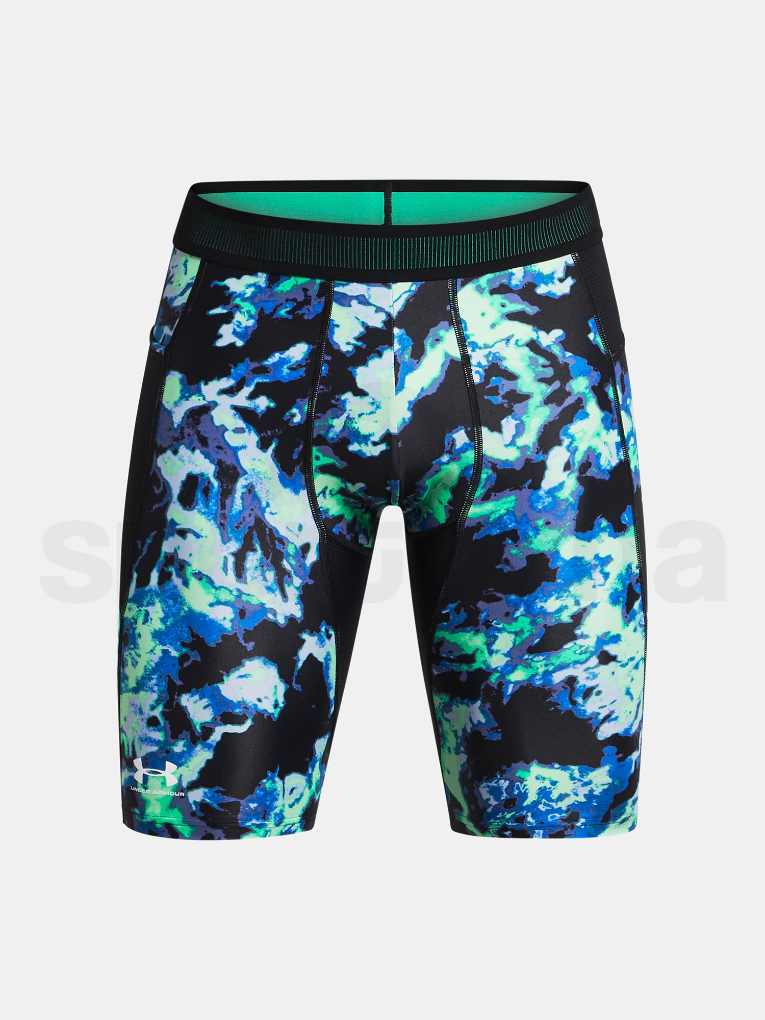 Šortky Under Armour UA HG IsoChill Prtd Lg Sts - zelená