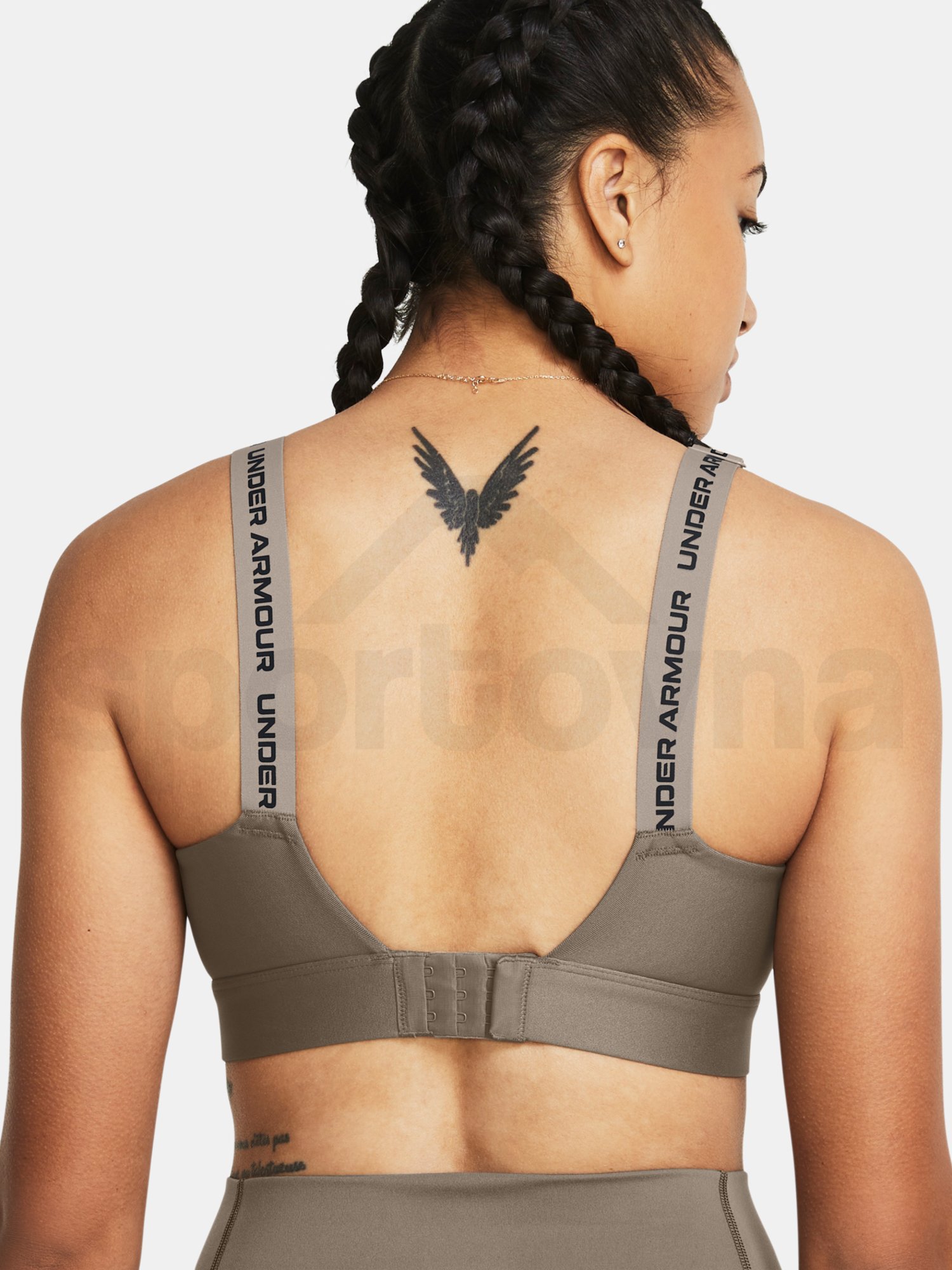 Podprsenka Under Armour UA Infinity High 2.0 Bra - hnedá