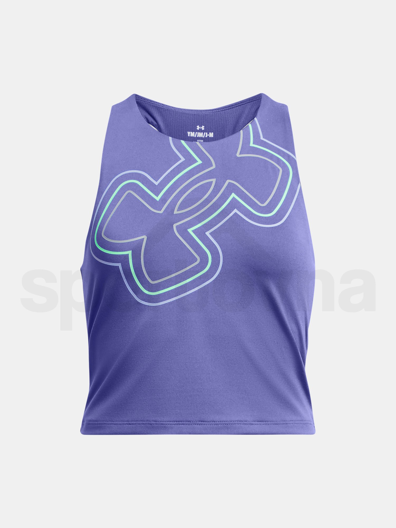 Tielko Under Armour Motion Branded Crop Tank - fialová