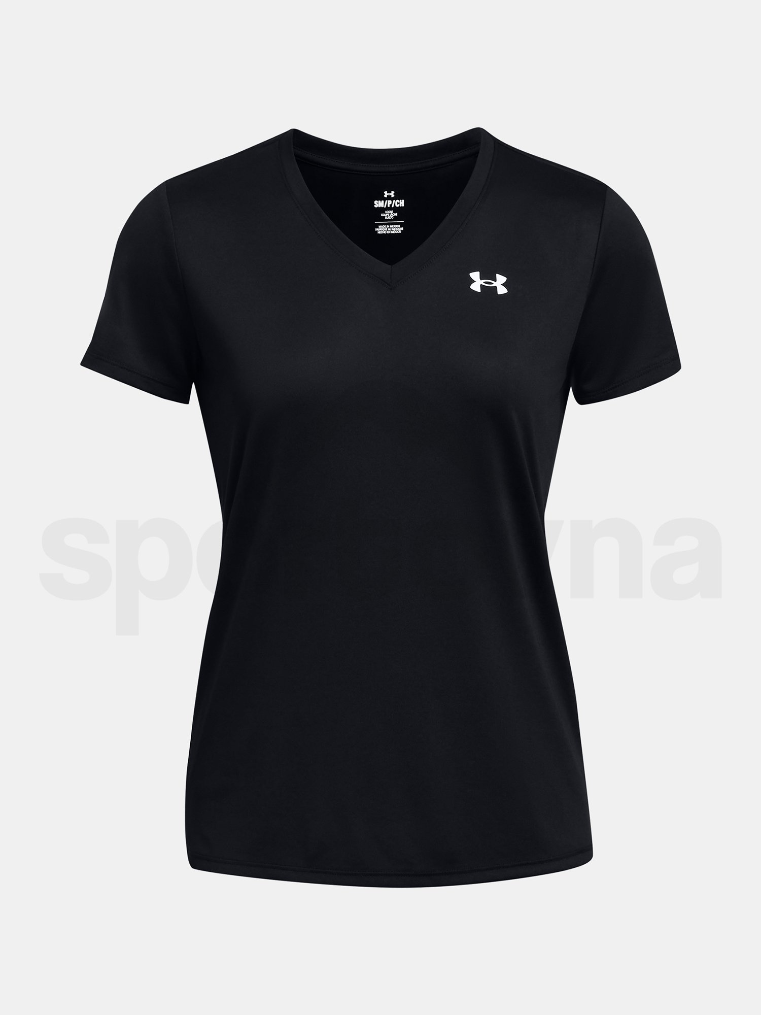 Tričko Under Armour Tech SSV- Solid-BLK