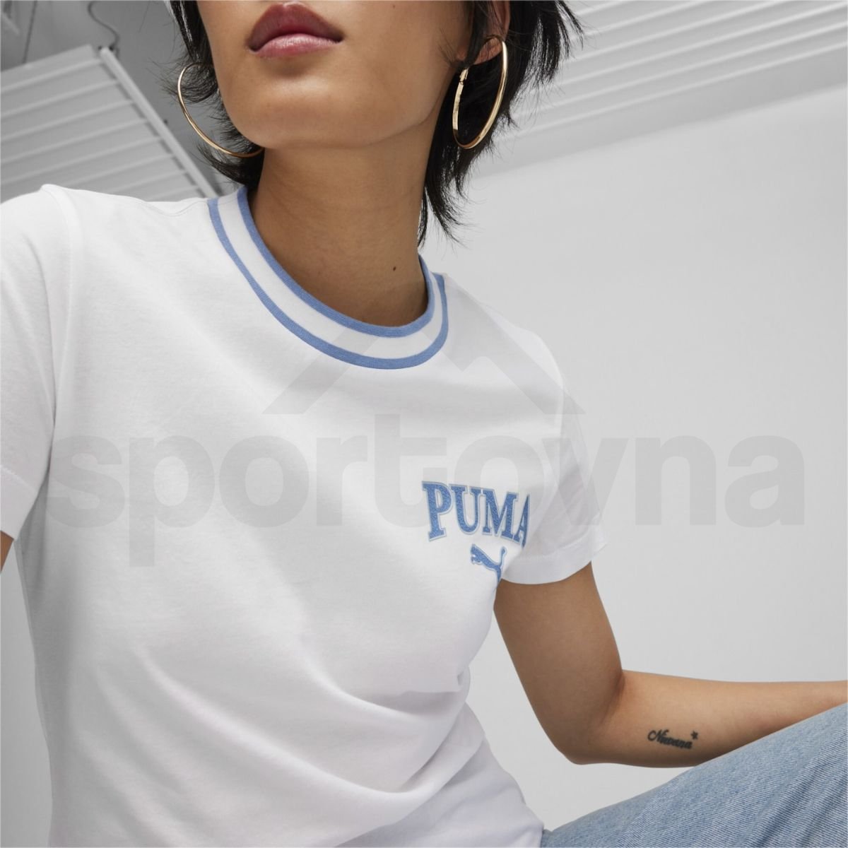 Tričko Puma Squad Tee W - bílá