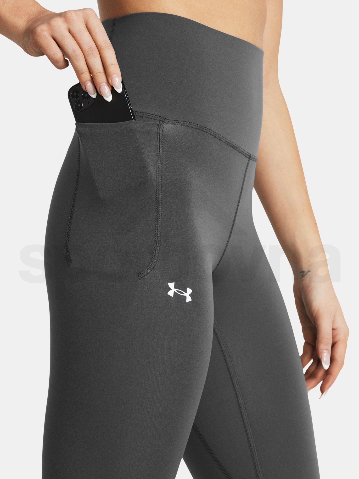 Legíny Under Armour Meridian Ultra HR LgTest - sivá