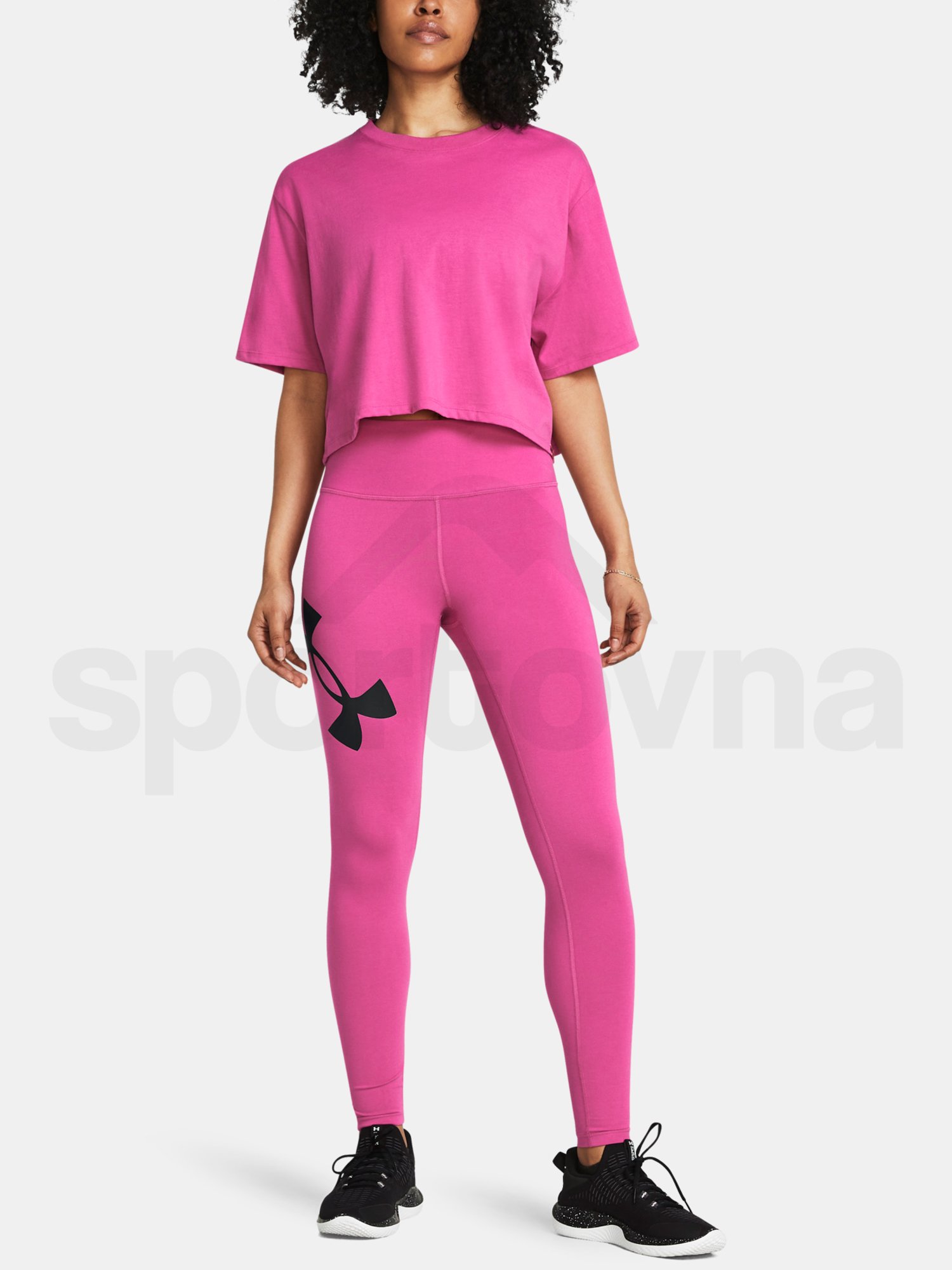 Legíny Under Armour Campus Legging-PNK