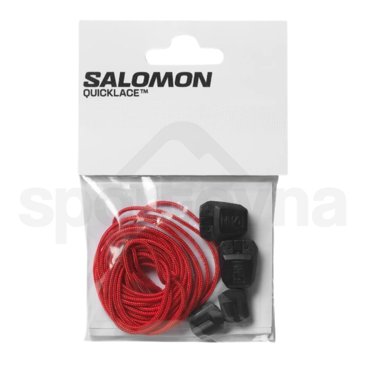 Tkaničky Salomon Quicklace Kit - červená/černá