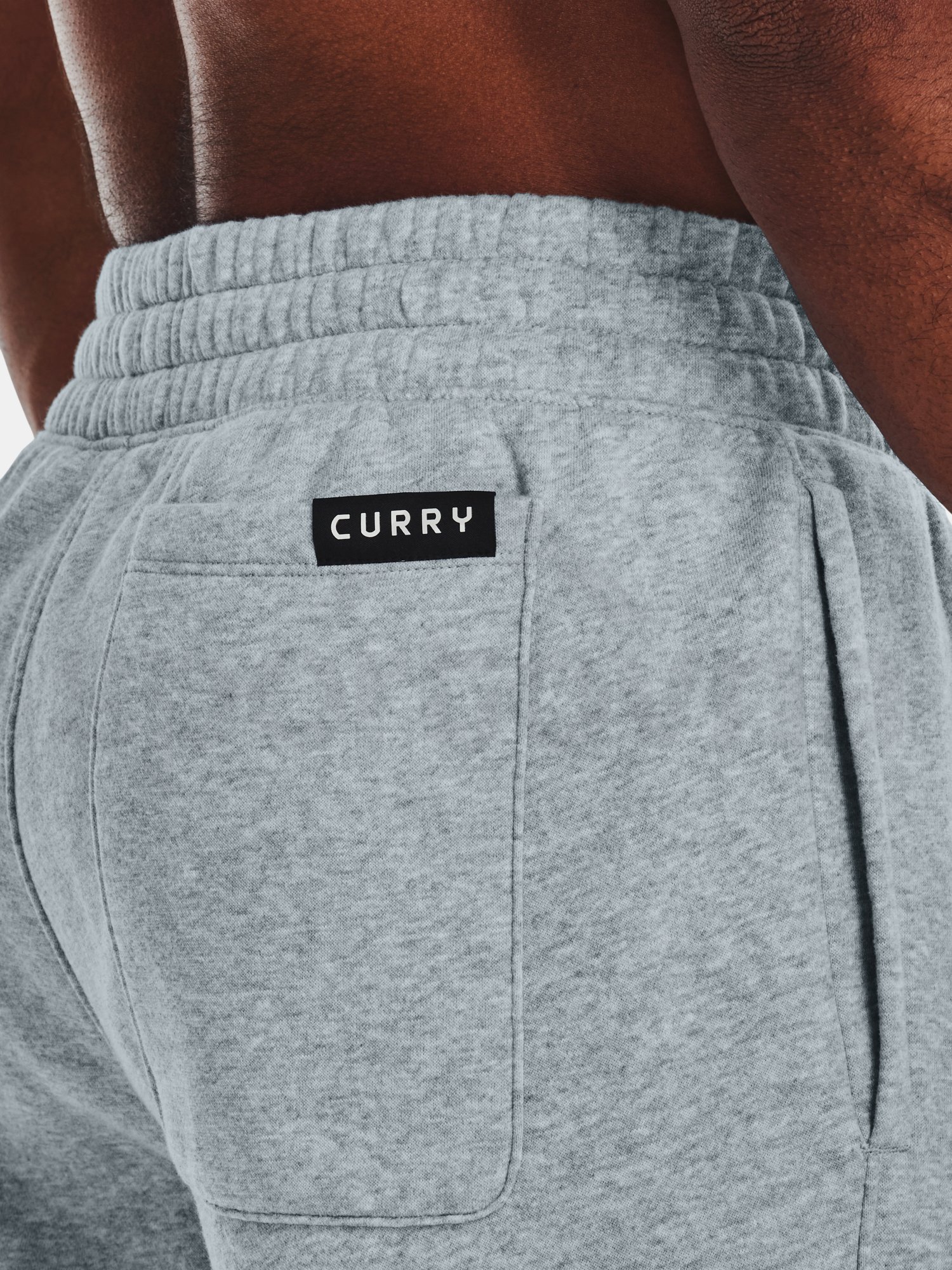 Tepláky Under Armour Curry Fleece Sweatpants - šedá/modrá